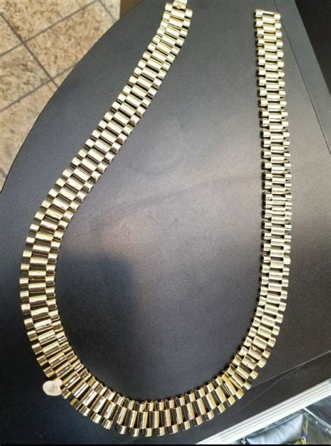 Rolex Chain 14k for sale 